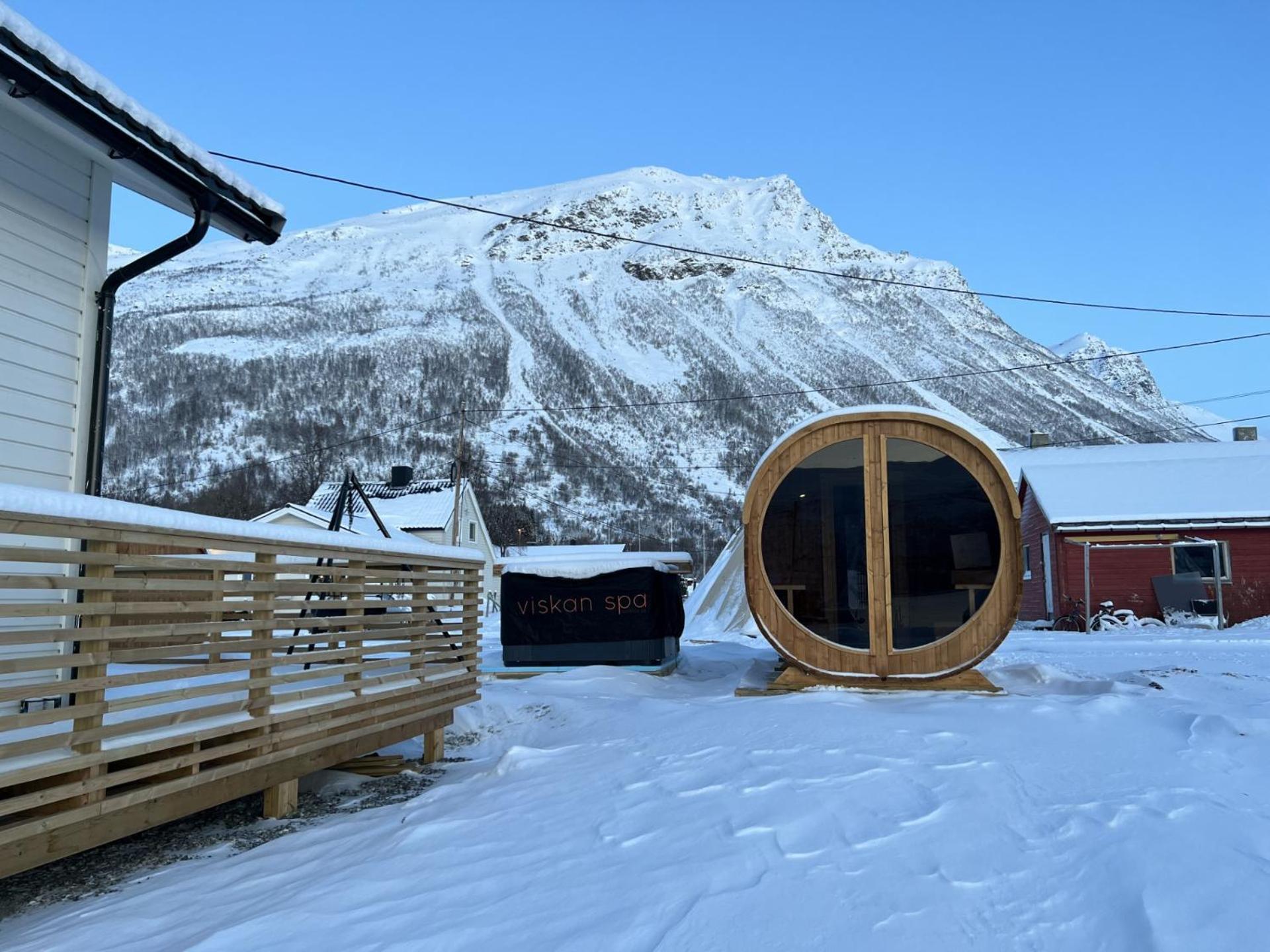 Alpan Apartments, Lyngenfjord Olderdalen Exteriör bild