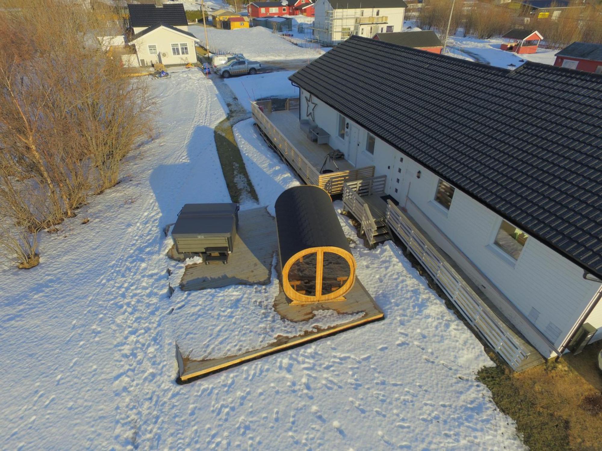 Alpan Apartments, Lyngenfjord Olderdalen Exteriör bild